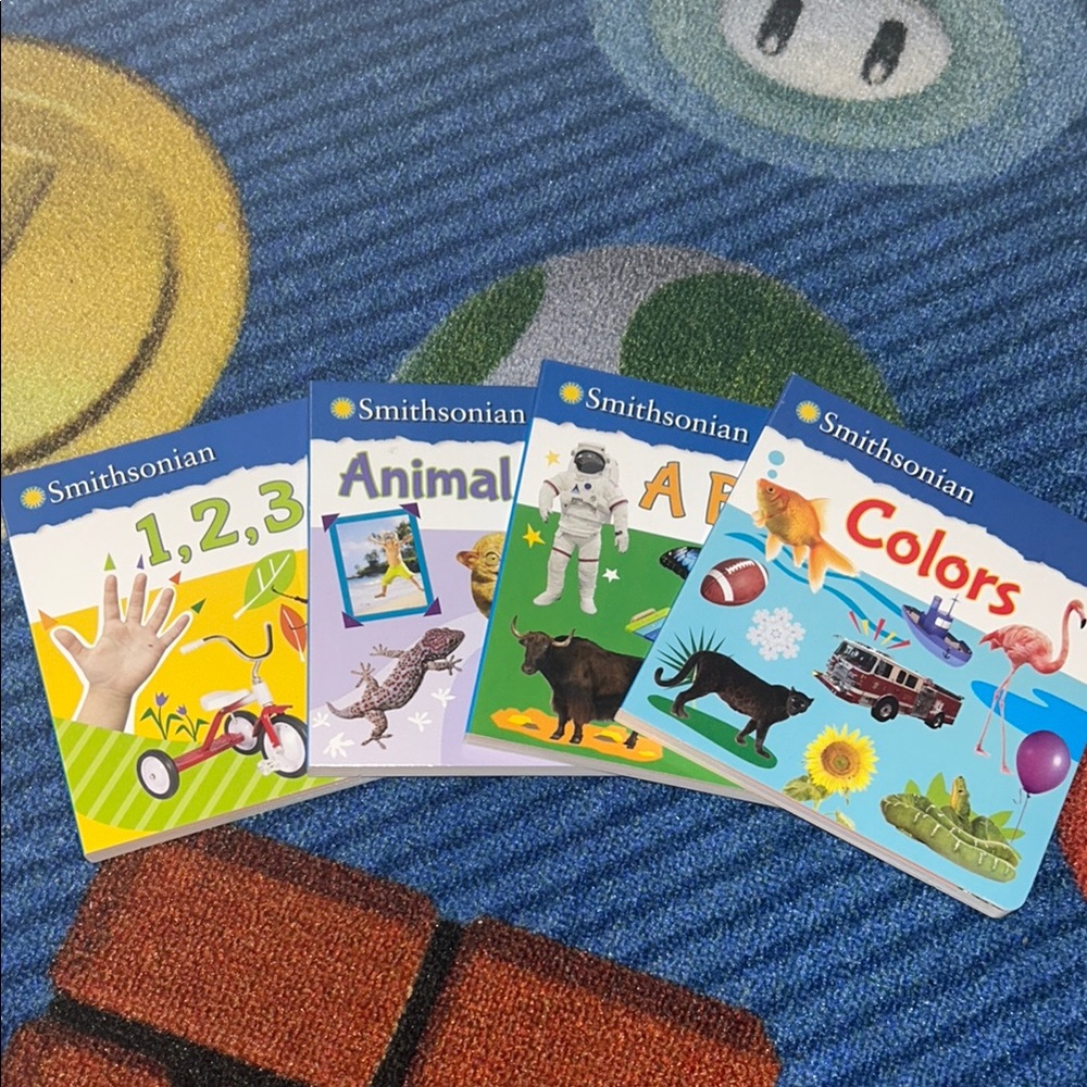 Smithsonian Children’s Educational Board Book Bundle (4)